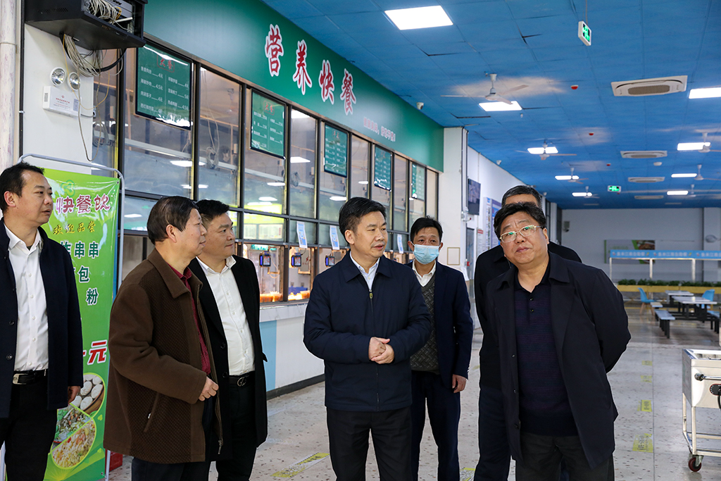 市人大常委副主任歐杏調(diào)研我校食品安全工作和周邊道路建設